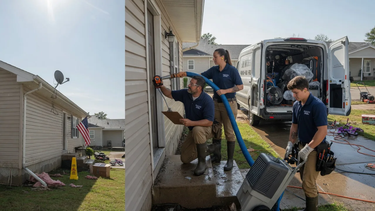 Ceiling Water Damage Restoration in Wake, VA near me